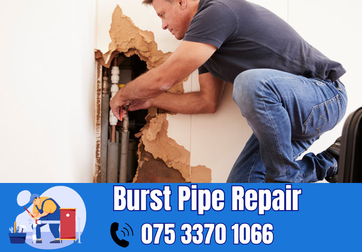 burst pipe repair Minster